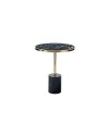 MESA AUX.·DEKALA·NEGRO/ORO Ø46
